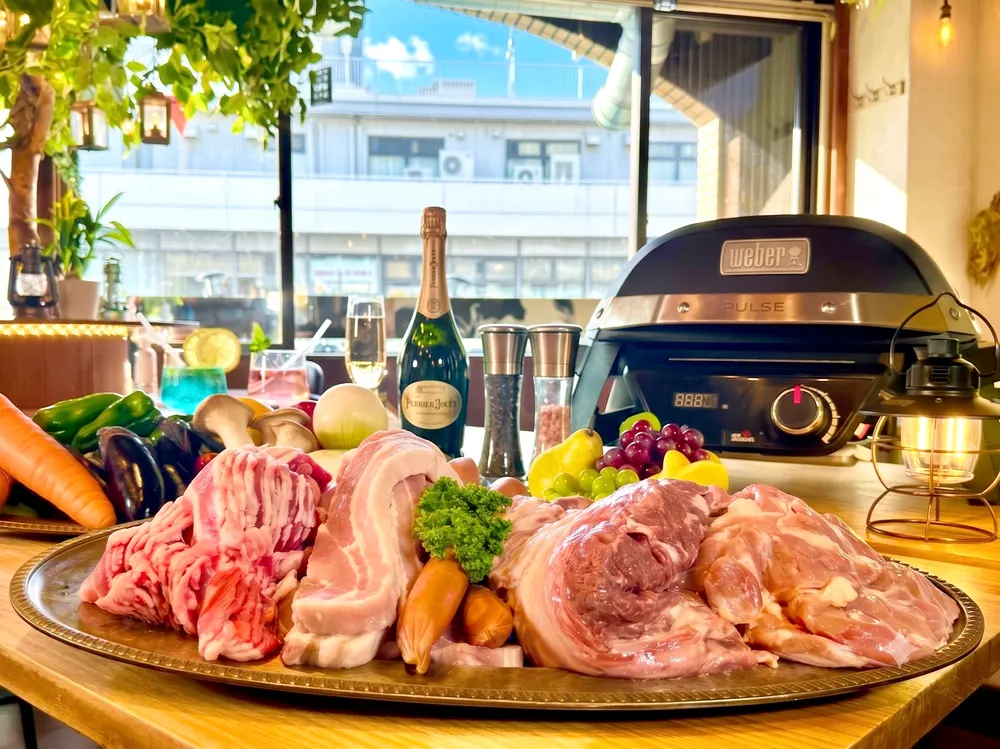 渋谷ガーデンスペース道玄坂 持ち込みBBQコース