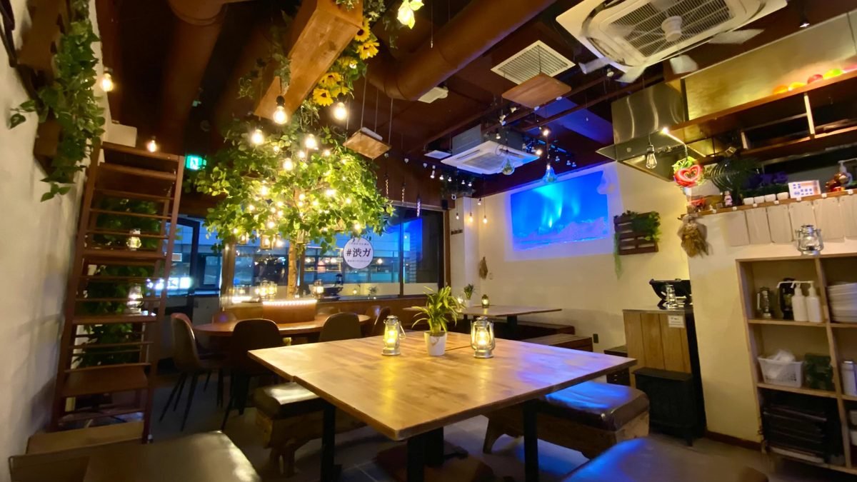 渋谷ガーデンスペース道玄坂 店内全景