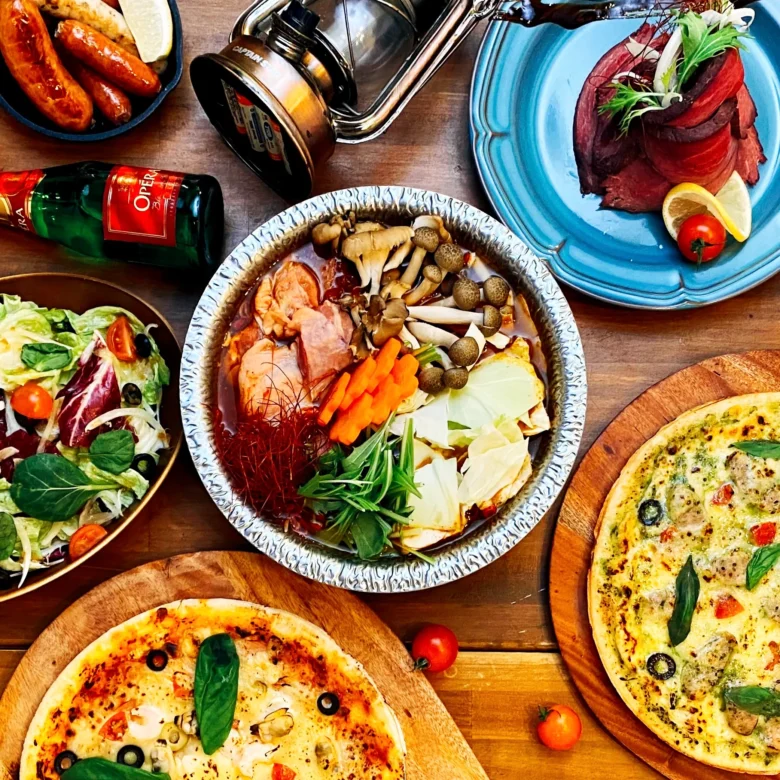 50人で貸切パーティーするなら『渋谷ガーデンスペース道玄坂店』
貸切利用でマイク・プロジェクターなど無料！パーティーを盛り上げるシャンパンタワーなどもございます！