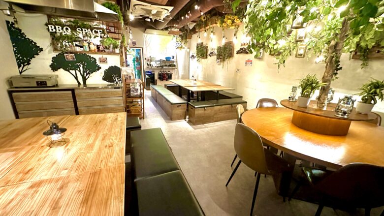 「渋谷ガーデンスペース道玄坂」では無料でご利用いただける貸切特典がいっぱい！渋谷で貸切GW BBQなら「渋谷ガーデンスペース道玄坂店」にお任せ！20人.30人.40人.50人までご利用可能です！