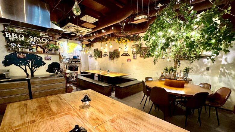 渋谷×貸切×大人数貸切パーティー「渋谷ガーデンスペース道玄坂店」夜内観２