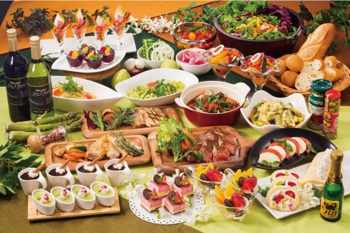 〈渋谷×貸切×GW BBQ〉　コース料理イメージ